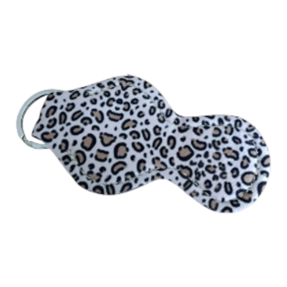 Leopard Print Key & Card Holder